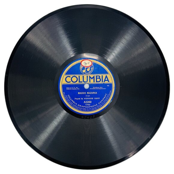 Howard Kopp - Maudie Mazurka / Midsummer Bells - A2260 Columbia 78 RPM Shellac - Picture 1 of 4